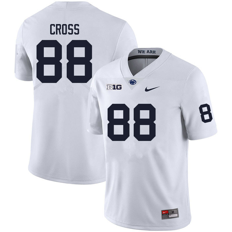 Men #88 Jerry Cross Penn State Nittany Lions College Football Jerseys Sale-White